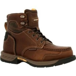 Georgia Boots: Men's GB00468 Brown Athens 360 Steel Toe Waterproof Work Boot