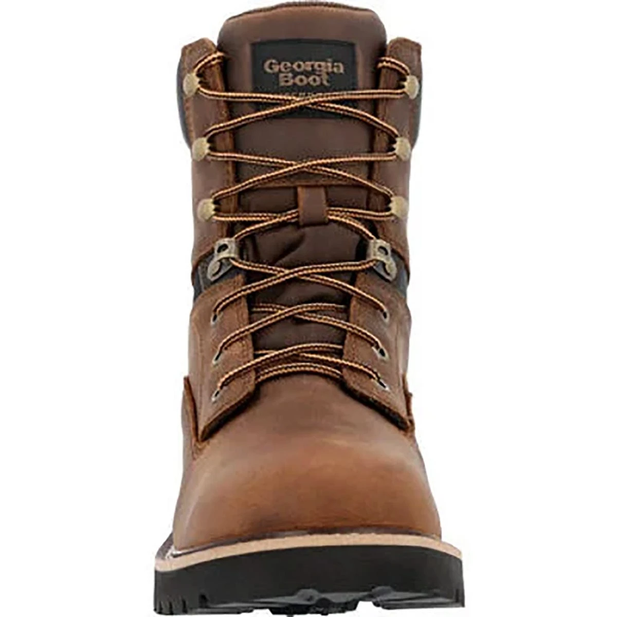 Georgia Boots: Men's GB00637 Brown Soft Toe 8" Core 37 Waterproof EH Work Boot - Image 4