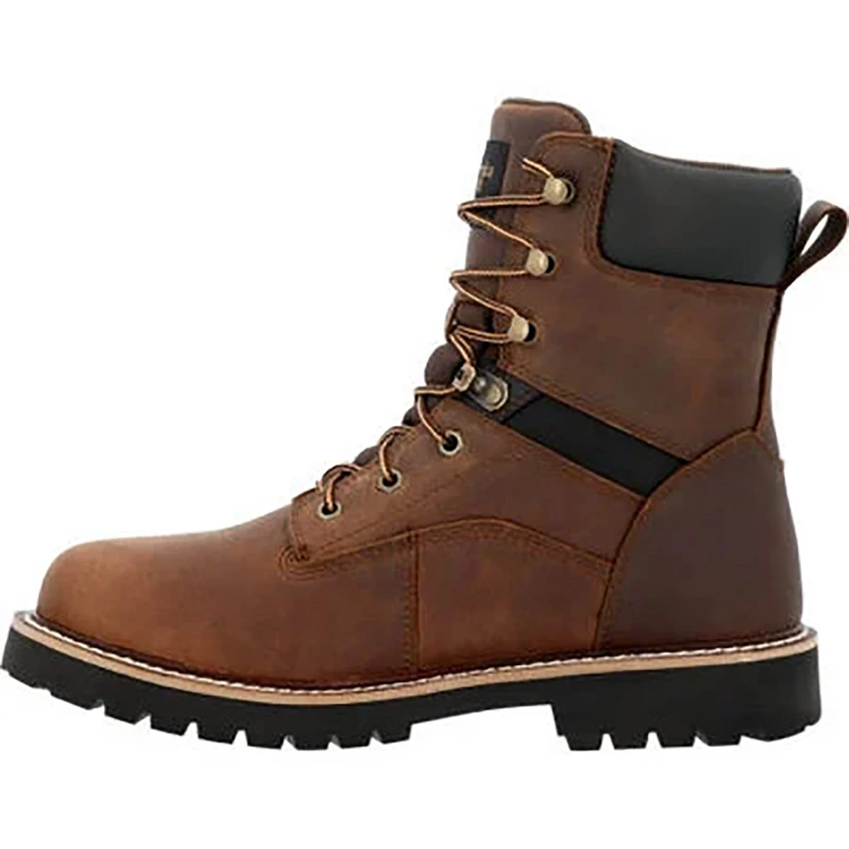 Georgia Boots: Men's GB00637 Brown Soft Toe 8" Core 37 Waterproof EH Work Boot - Image 3