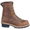 Carolina Boots: Men's Brown CA8824 EH Waterproof Logger Work Boots