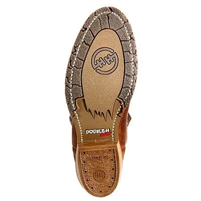 Double H Boots: Men's USA-Made DH1552 Brown Cowboy Boots - Image 4