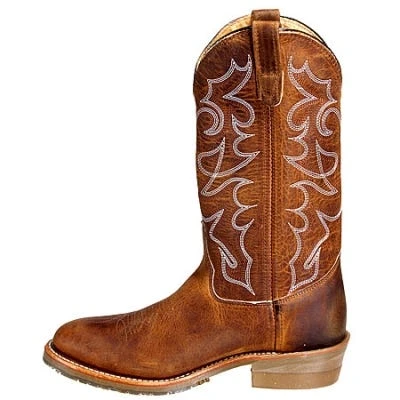 Double H Boots: Men's USA-Made DH1552 Brown Cowboy Boots - Image 3