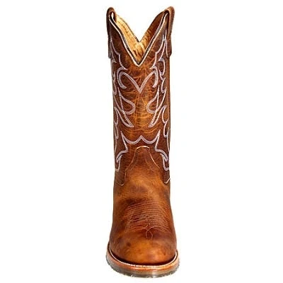 Double H Boots: Men's USA-Made DH1552 Brown Cowboy Boots - Image 2