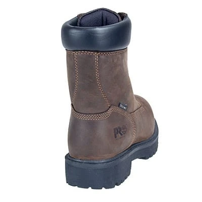Timberland PRO Boots: Men's Brown Oiled Full-Grain 38022 Waterproof Insulated 6" Work Boots - Image 5