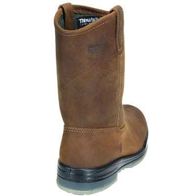 Wolverine Boots: Men's 3367 Insulated Waterproof Brown Wellington Boots - Image 5