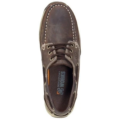 Rockport Works Shoes: Men's Steel Toe EH Leather Boat Shoes RK6736 - Image 6