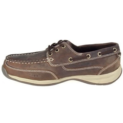Rockport Works Shoes: Men's Steel Toe EH Leather Boat Shoes RK6736 - Image 3