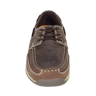 Rockport Works Shoes: Men's Steel Toe EH Leather Boat Shoes RK6736 - Image 2