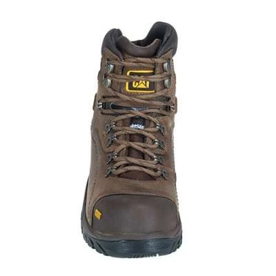 Caterpillar Boots: Men's Brown 89940 Diagnostic HI Insulated Waterproof Steel Toe Hiking Boots - Image 2