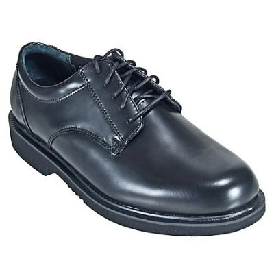 Thorogood Shoes: Men's Black High Shine 834-6041 Academy Oxford Shoes - Image 7