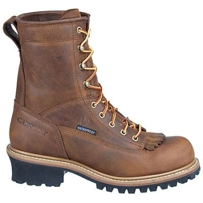 Carolina Boots: Men's Steel Toe EH CA9824 Waterproof Logger Boots