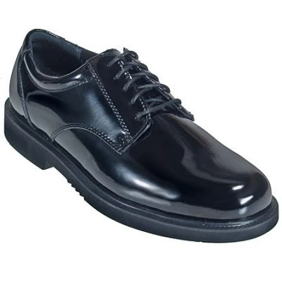 Thorogood Shoes: Men's 831-6031 Black High Gloss Academy Oxford Shoes - Image 7
