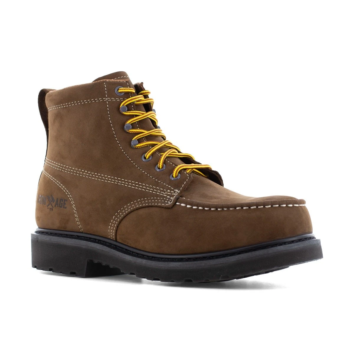 Iron Age Boot: Men's IA5066 Brown Composite Toe 6" Solidifier Work Boot