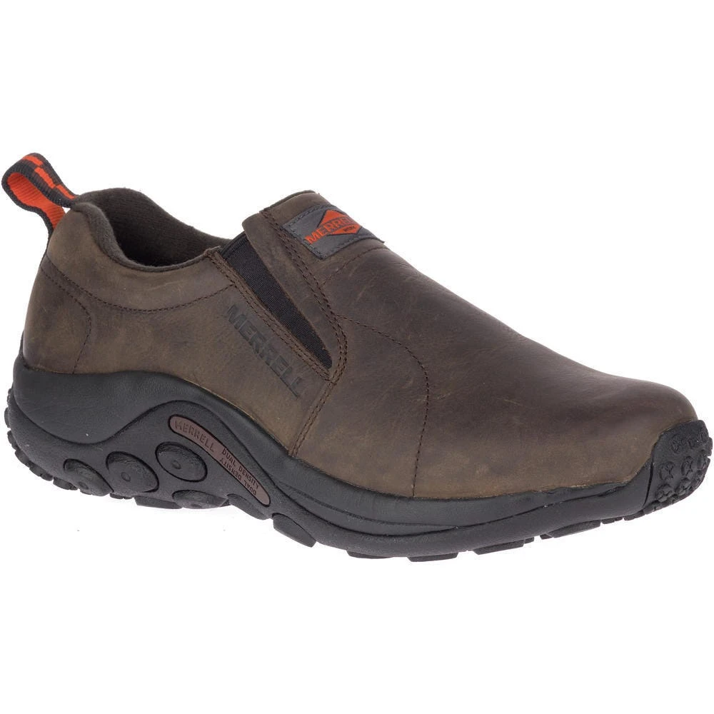 Merrell Shoes: Men's J099323 Brown Jungle Moc Slip Resistant Slip On Work Shoe - Image 5