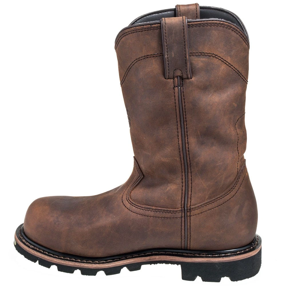 Justin Boots: Men's WK4630 Brown 10" Composite Toe Boots - Image 5