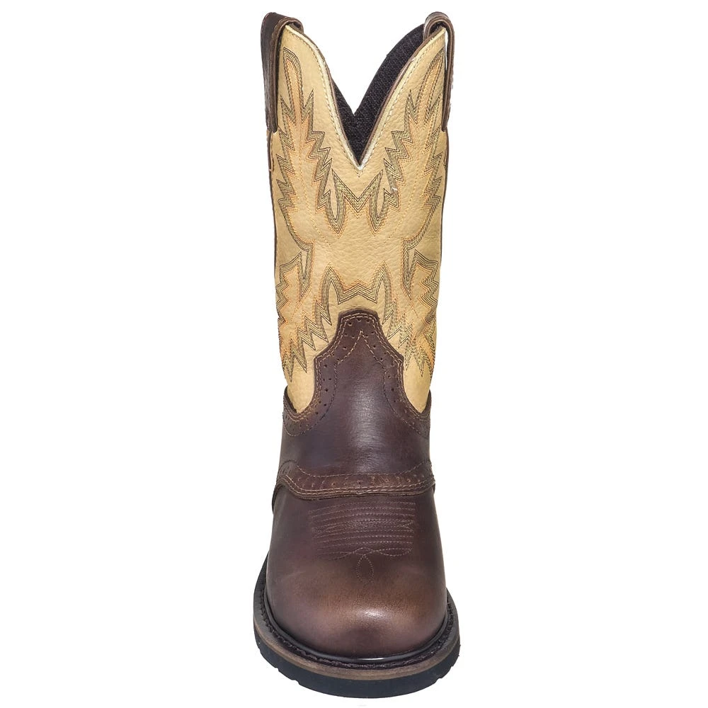 Justin Boots: Men's SE4660 Brown Stampede Cowboy Boots - Image 6