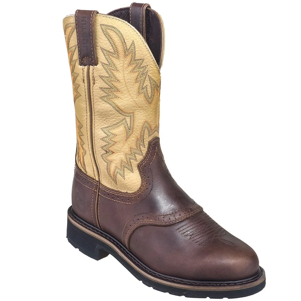 Justin Boots: Men's SE4660 Brown Stampede Cowboy Boots - Image 3