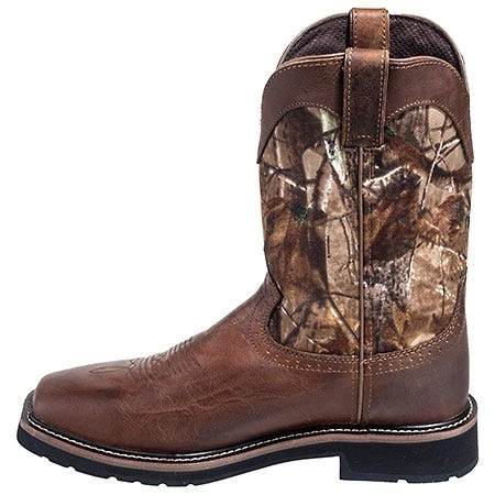 Justin Boots: Men's SE4676 RealTree Square Toe Cowboy Boots - Image 5