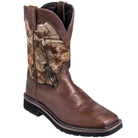 Justin Boots: Men's SE4676 RealTree Square Toe Cowboy Boots - Image 3