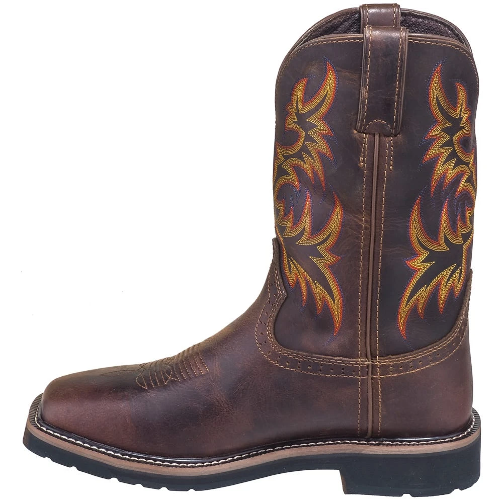 Justin Boots: Men's SE4689 Brown Waterproof Stampede Boots - Image 5
