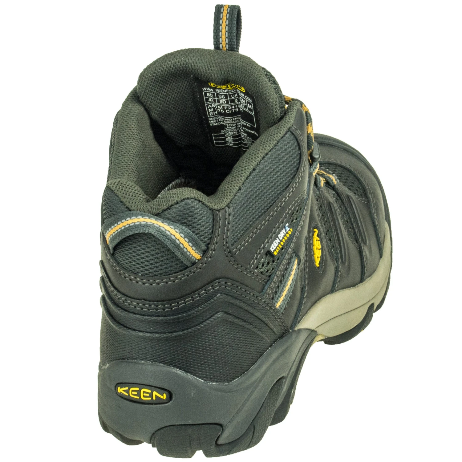 KEEN Utility Boots: Men's Lansing 1018079 Waterproof Mid Steel Toe Work Boots - Image 5