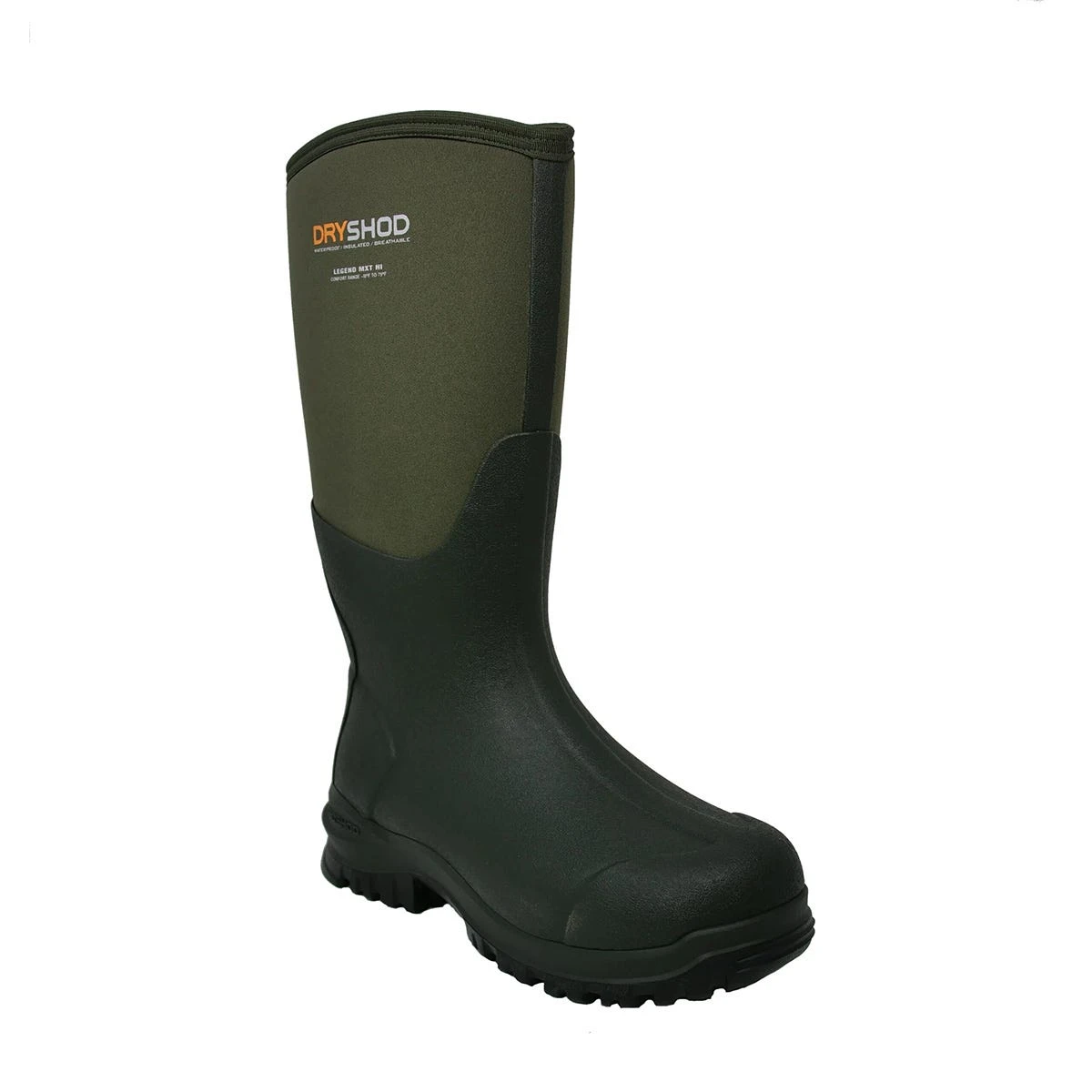 DryShod Boots: Men's LGX-MH-MS Moss/Grey Legend Hi Calf Waterproof Adventure Boot