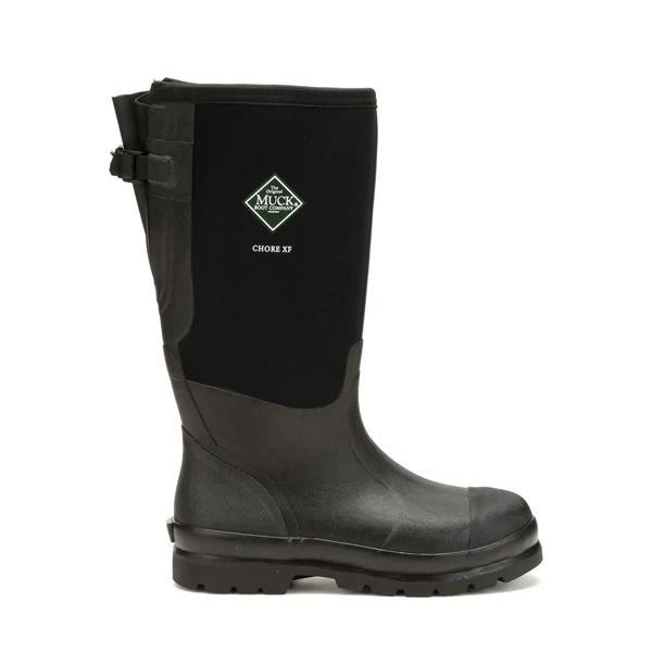 Muck Boots: Men's MCXF 000 Black Chore Classic Tall Gusset Waterproof Boot - Image 4