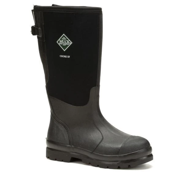 Muck Boots: Men's MCXF 000 Black Chore Classic Tall Gusset Waterproof Boot