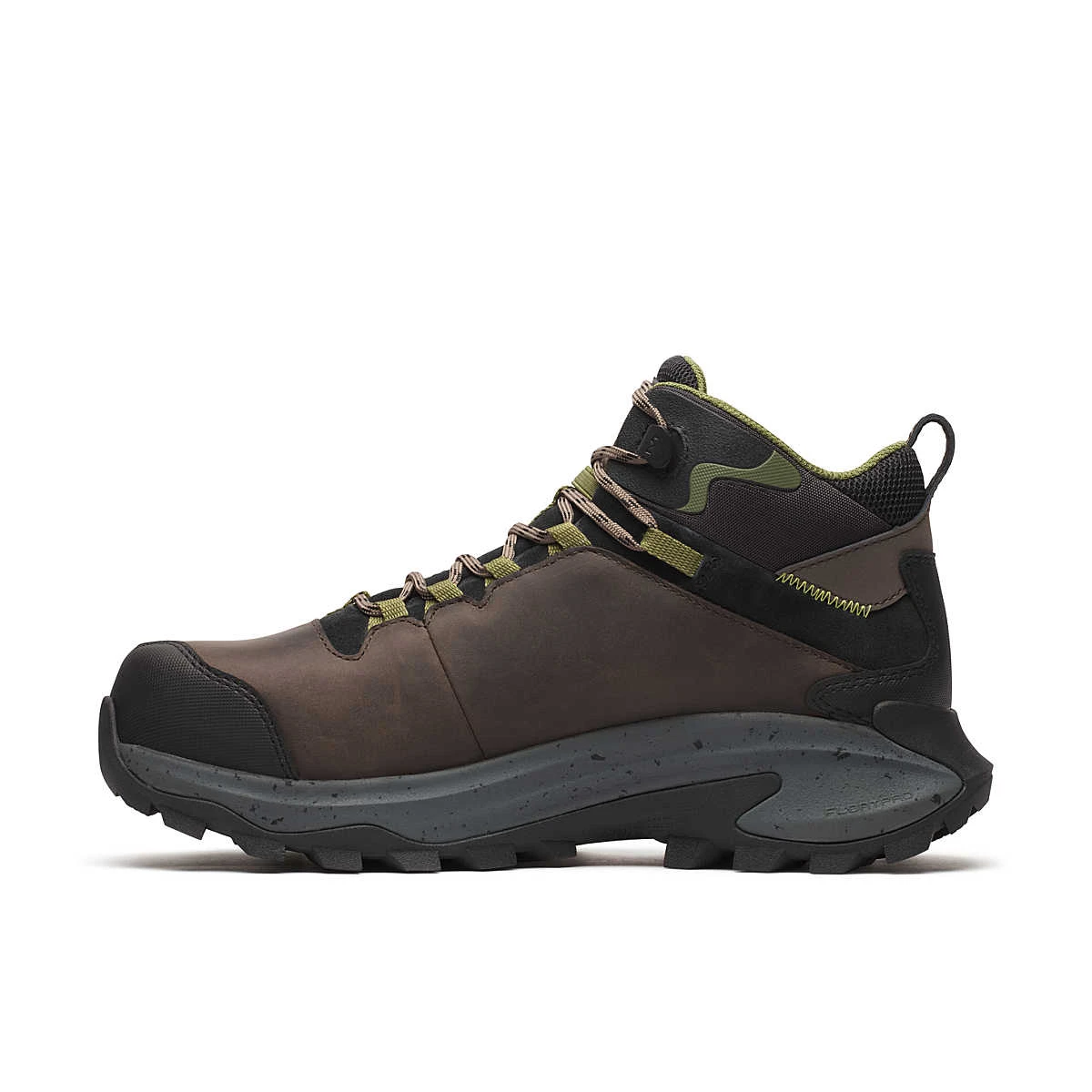 Merrell Shoes: Men's J007897 Dark Taupe Carbon Fiber Toe Moab Speed 2 Waterproof Work Shoe - Image 4