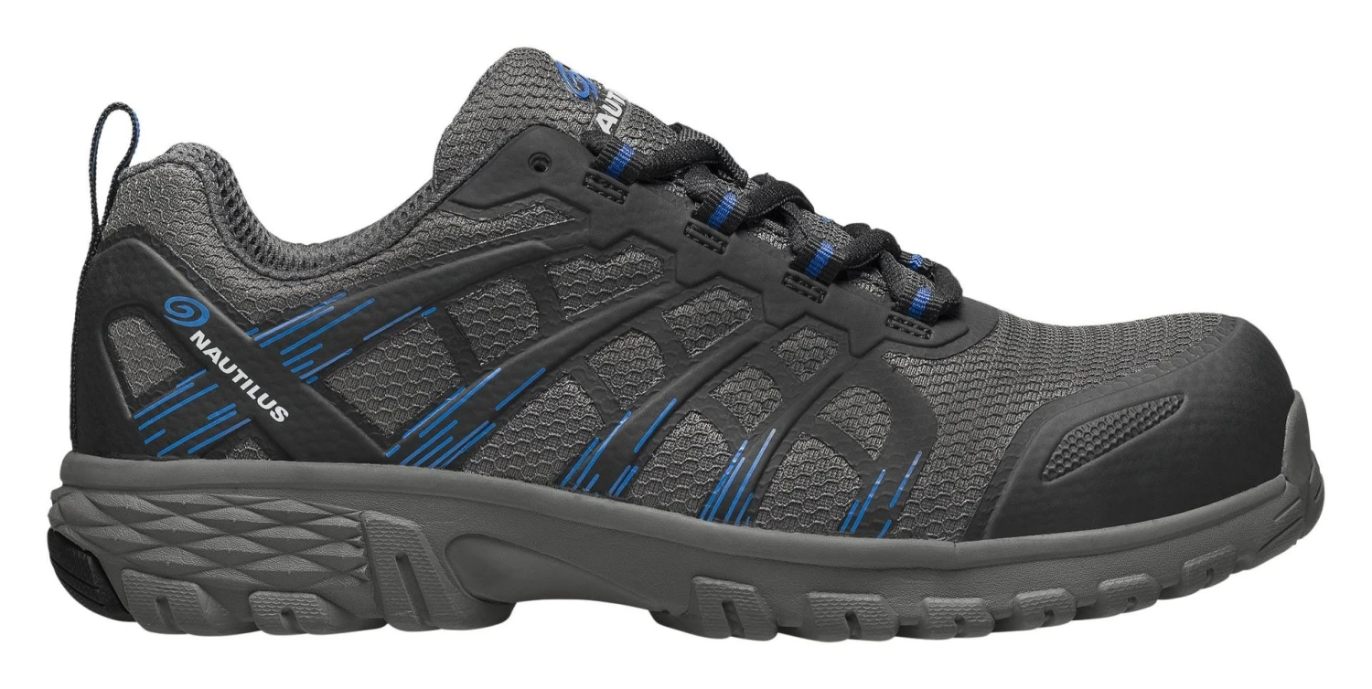 Nautilus Shoes: Men's N1901 Stratus Grey Composite Toe EH Athletic Work Shoe - Image 2