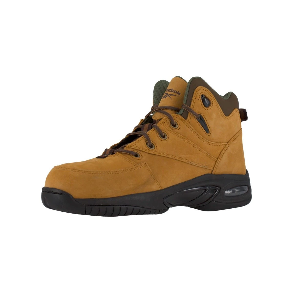 Reebok Boots: Men's Tyak Brown RB4327 Composite Toe Abrasion-Resistant Boots - Image 3