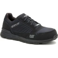 CAT Shoes: Men's P91789 Black Composite Toe Venward Slip Resistant EH Work Shoe