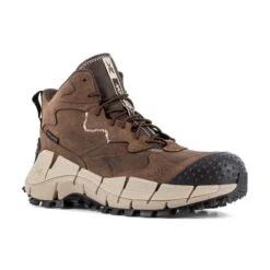 Reebok Shoes: Men's RB3025 Brown Composite Toe Zig Kinetica Edge II Work Waterproof Work Hiker