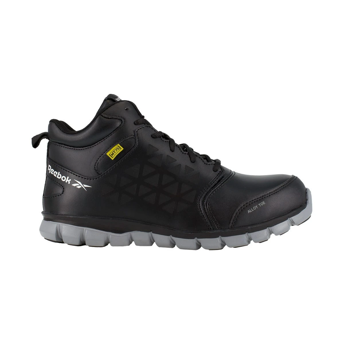 Reebok Shoes: Internal Met Guard RB4143 Men's Black Athletic Sublite Cushion Work Shoes - Image 2