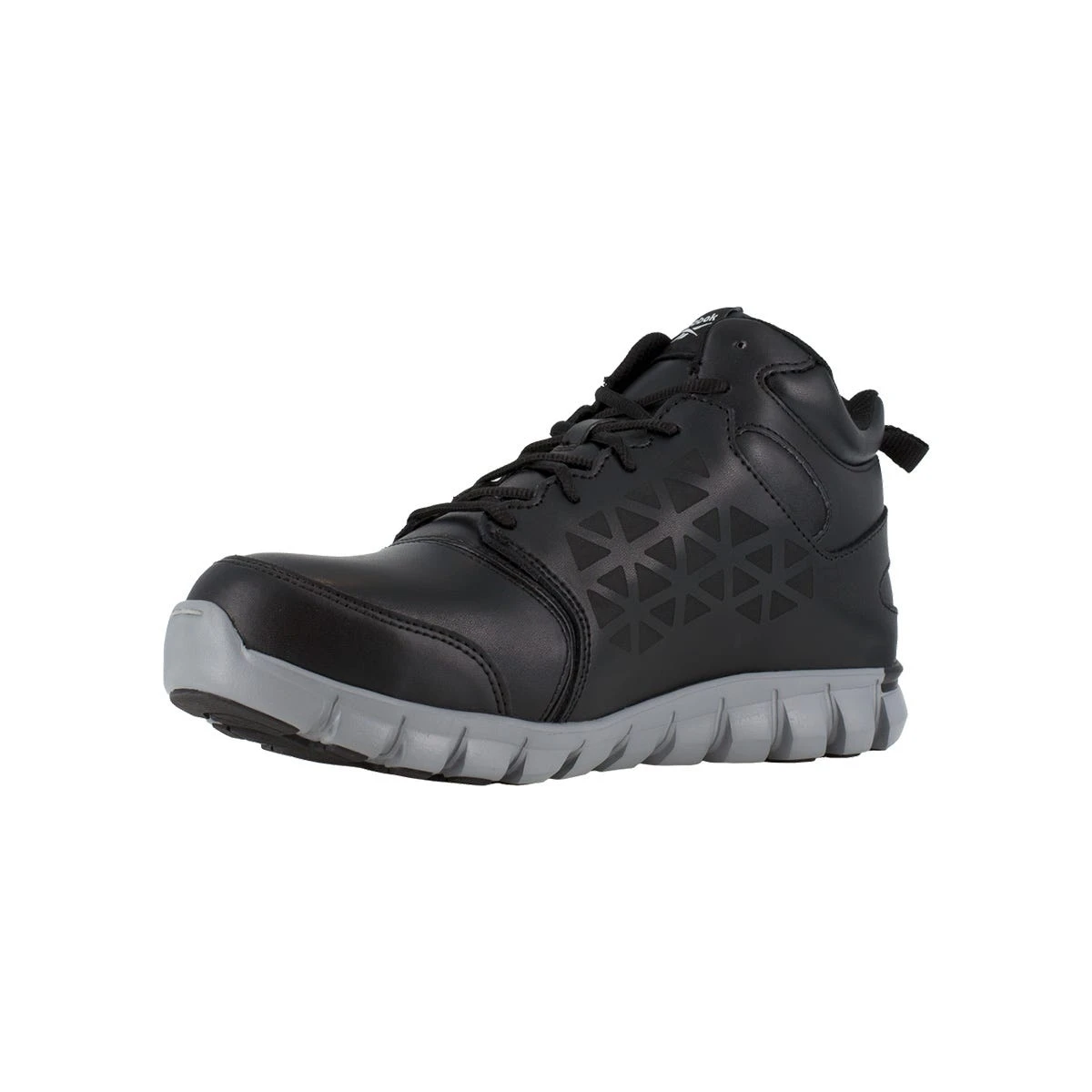 Reebok Shoes: Internal Met Guard RB4143 Men's Black Athletic Sublite Cushion Work Shoes - Image 4