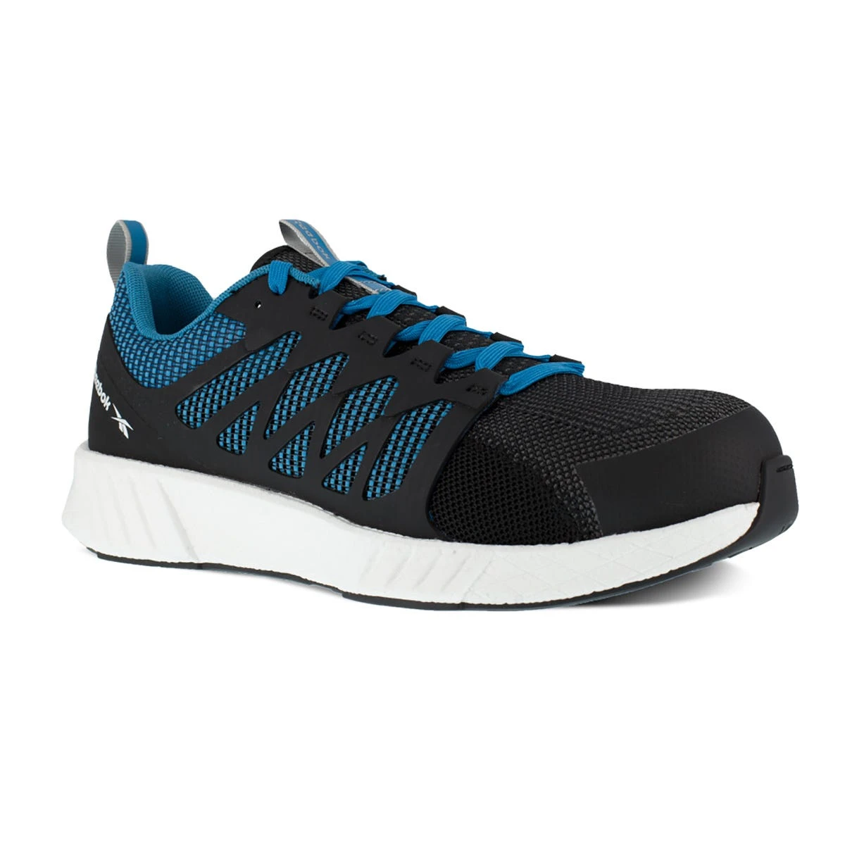 Reebok Shoes: Men's RB4314 Black Fusion Flexweave EH Composite Toe Slip Resistant Athletic Shoe