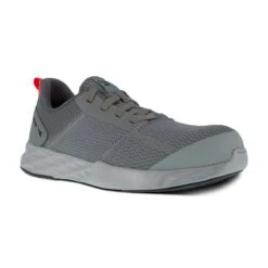 Reebok Shoes: Men's RB4671 Grey Astroride Strike EH Composite Toe Slip Resistant Athletic Shoe