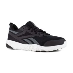 Reebok Shoes: Men's RB5440 Black Grey Composite Toe Flexagon Force XL Work Athletic EH Slip Resistant Work Shoe