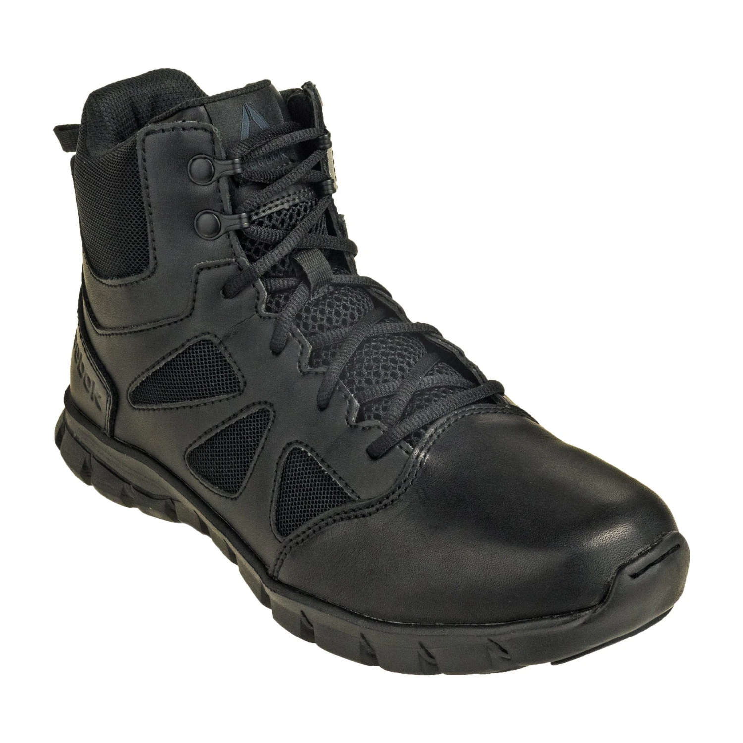 Reebok Boots: Men's 6-Inch RB8605 EH Black Sublite Cushion Side Zip Tactical Boots