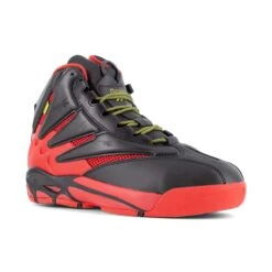 Reebok Shoes: Men's RB9400 Black Red Composite Toe The Blast Work High Top Athletic Work Shoe