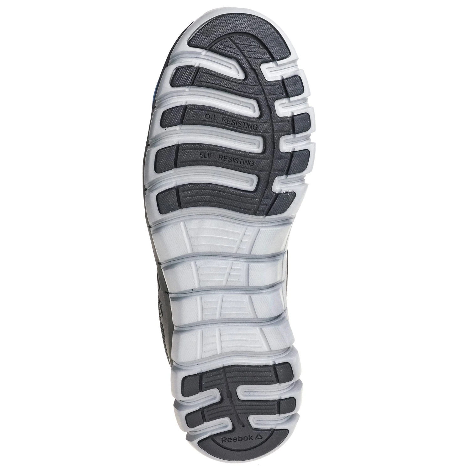 Reebok Shoes: ESD Men's RB4040 Alloy Toe Blue/Grey Sublite Cushion Athletic Oxfords