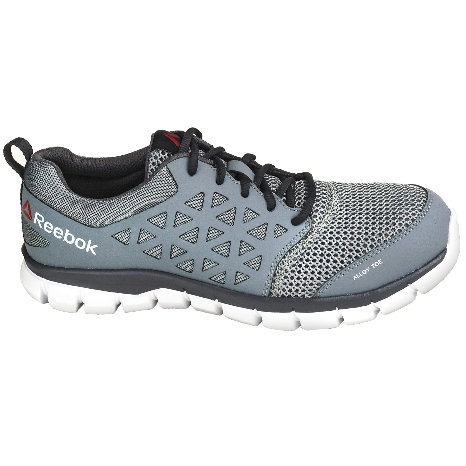 Reebok Shoes: Men's EH RB4042 Grey Sublite Cushion Alloy Toe Athletic Shoes - Image 4