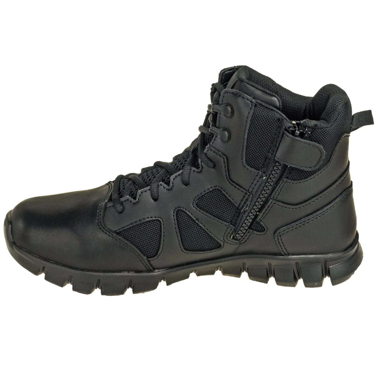 Reebok Boots: Men's 6-Inch RB8605 EH Black Sublite Cushion Side Zip Tactical Boots - Image 4