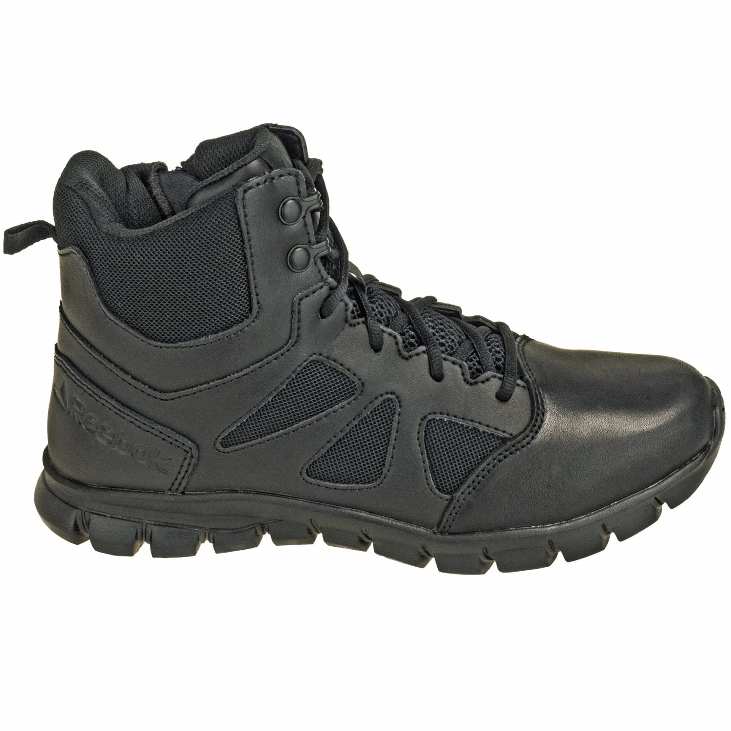 Reebok Boots: Men's 6-Inch RB8605 EH Black Sublite Cushion Side Zip Tactical Boots - Image 5