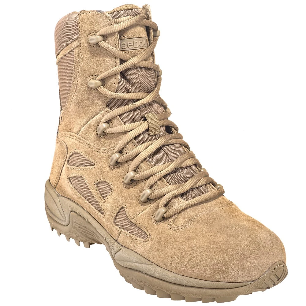 Reebok Boots: Men's RB8977 Coyote Tan 8-Inch Rapid Response Tactical Boots - Image 5