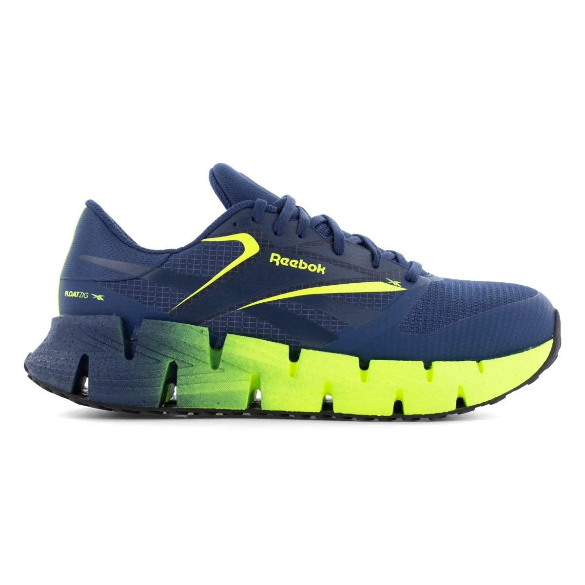 Reebok Shoes: Men's RB3032 Blue Lime Composite Toe FloatZig Athletic Slip Resistant Work Shoe - Image 3