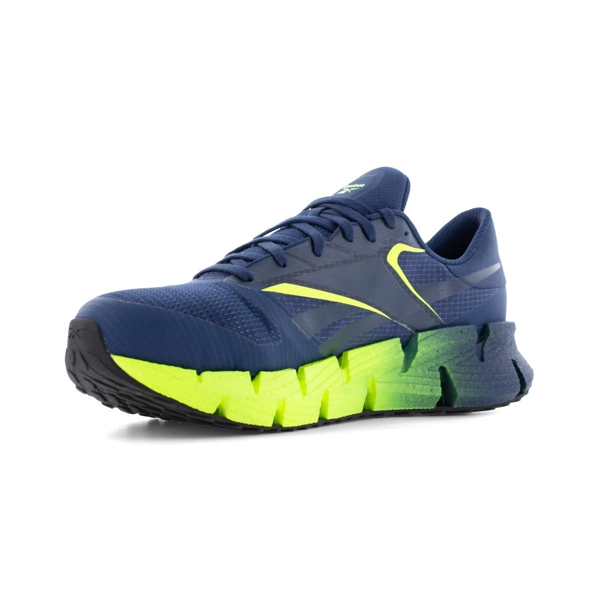 Reebok Shoes: Men's RB3032 Blue Lime Composite Toe FloatZig Athletic Slip Resistant Work Shoe - Image 2
