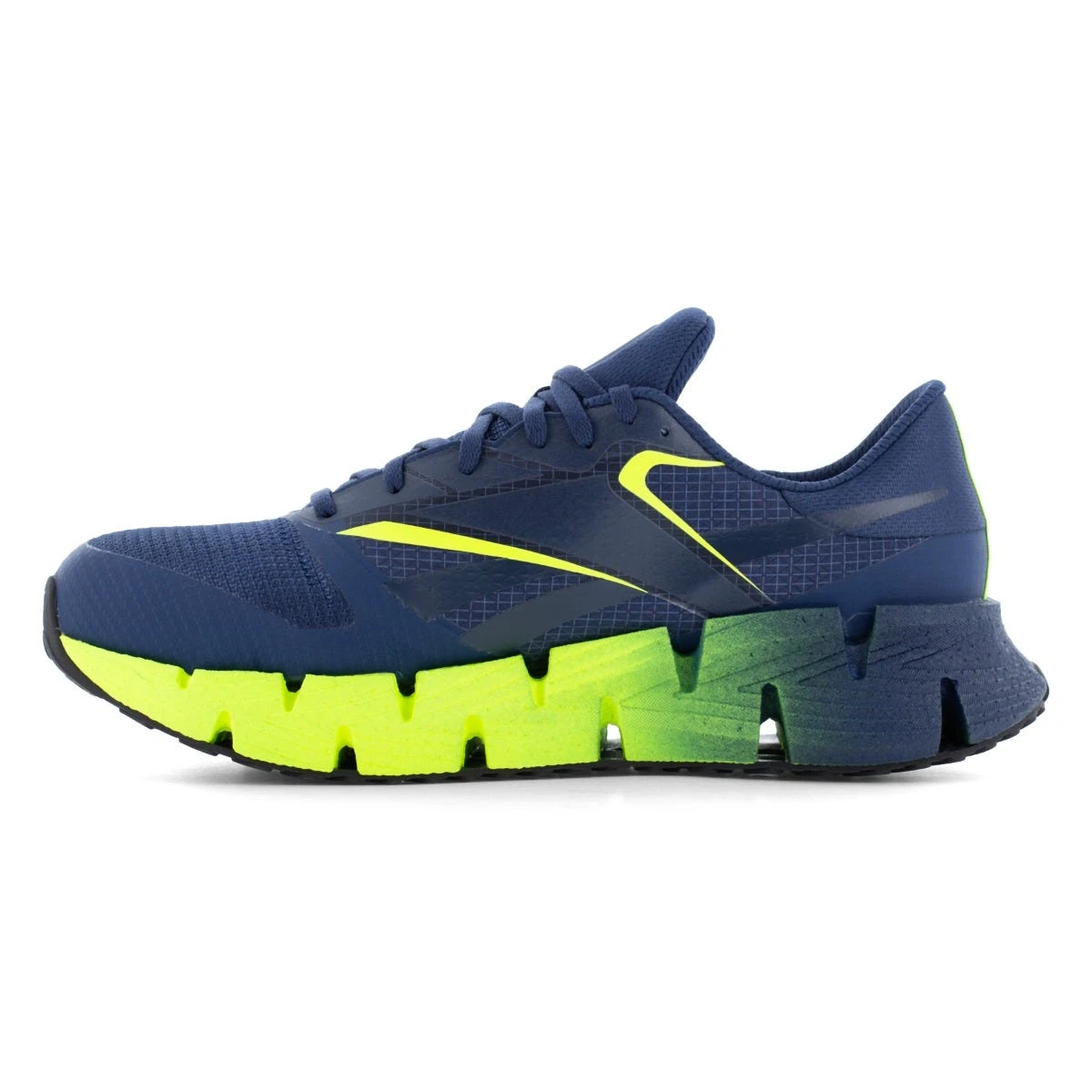 Reebok Shoes: Men's RB3032 Blue Lime Composite Toe FloatZig Athletic Slip Resistant Work Shoe - Image 4