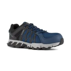 Reebok Shoes: Men's RB3403 Blue Trailgrip Work EH Composite Toe Slip Resistant Athletic Shoe