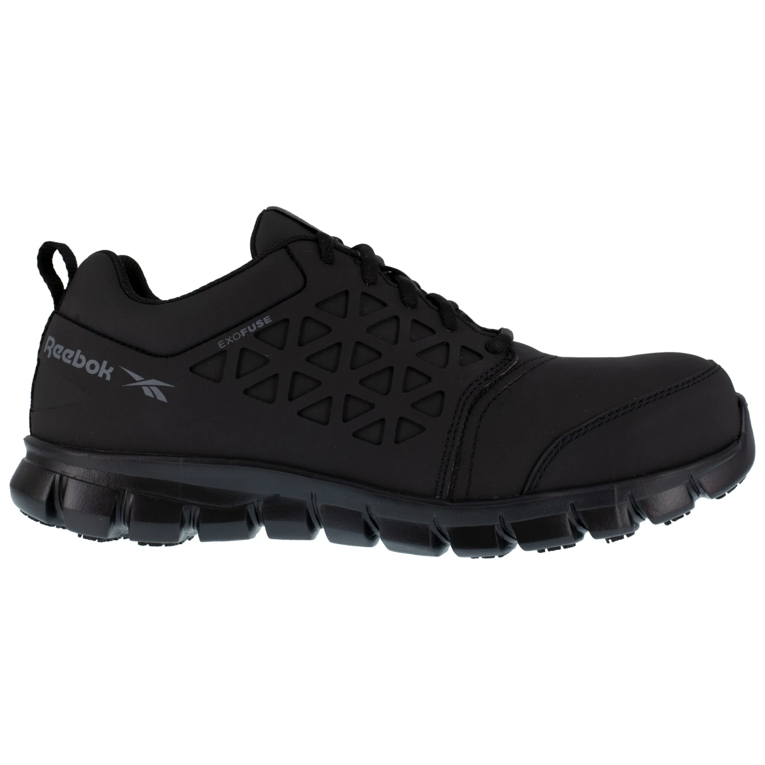 Reebok Shoes: Men's RB4051 Black Sublite Cushion Composite Toe Slip Resistant Athletic Shoe - Image 4